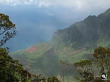 Kalalau Valley from
                Koke'e State Park